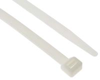811-1552 RS PRO Cable Tie, 450mm x 8 mm, Natural Nylon, Pk-100