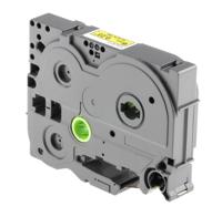 tze-611 Brother Black on Yellow Label Printer Tape, 8 m Length, 6 mm Width