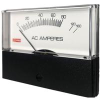 186-2519 RS PRO Analogue Panel Ammeter 10 (Input) A, 160 (Scale) A AC, 76mm x 74mm, ±1.5 %