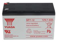 np7-12 Yuasa 12V Faston 4.8mm Sealed Lead Acid Battery, 7Ah