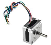 180-5276 RS PRO Hybrid Stepper Motor, 6.5 V, 1.8°, 39.2 x 39.2mm Frame, 5mm Shaft