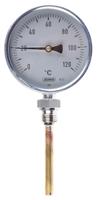 6080011810-818-841-10-104-46-26-100000 Jumo Immersion Dial Thermometer 0 → +120 °C, 608001/1810-818-841-10-104-46-26-100/000