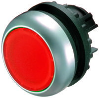 78635807-m22-drl-rm22-a Eaton RMQ Titan M22 Series Red Illuminated Maintained Push Button Head, 22mm Cutout, IP69K