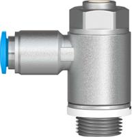 grla-14-qs-6-d Festo GRLA Series Tube Exhaust Valve, 6mm Tube Inlet Port x G 1/4 Outlet Port, 193146