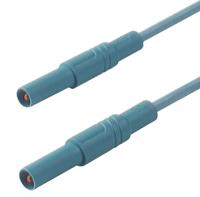 934073102 Hirschmann Test & Measurement, 32A, 1000V ac/dc, Blue, 500mm Lead Length