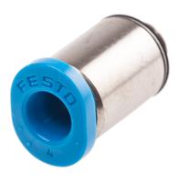 qsm-m5-4-i Festo QS Series Straight Threaded Adaptor, M5 Male to Push In 4 mm, Threaded-to-Tube Connection Style, 153315