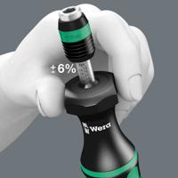 05074738001 Wera Hex Torque Screwdriver & Bit Set, 0.3 → 3Nm, 1/4'' Drive, ± 6 % Accuracy