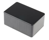 1591lbk Hammond 1591 Series Black Flame Retardant ABS Enclosure, IP54, Black Lid, 85 x 56 x 39mm
