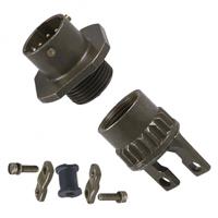 pt06a-14-5psr Amphenol Socapex, PT, Copper Alloy 5 Way Cable Mount MIL Spec Circular Connector PlugGreen, Pin Contacts,Shell Size 14,