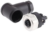 4097990001 Jumo Circular Connector, 5 Contacts, Cable, M12 Connector, Socket, IP67, dTRANS p20 Series