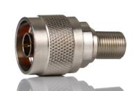 246-9501 RS PRO Straight 50Ω Coaxial Adapter N Plug to Type F Socket 300MHz