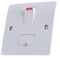 k1060-whi MK Electric 13A 1 Gang Switched Fused Spur