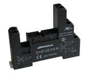 d14f-2z-c3-n Durakool D14F 8 Pin 300V ac DIN Rail Relay Socket, for use with DM42, DM43, DM84, DM85, DX84, DX85 Relays