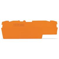 2002-1892 WAGO TOPJOB S Series End and Intermediate Plate for Use with DIN Rail Terminal Block, ATEX, IECEx