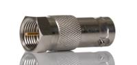 246-9525 RS PRO Straight 75Ω Coaxial Adapter Type F Plug to BNC Socket 1GHz