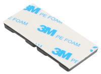 811-1729 RS PRO Self Adhesive Black Cable Tie Mount 29.2 mm x 29.2mm, 5.5mm Max. Cable Tie Width