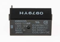 g6b-1114p-us-sv-dc24 Omron PCB Mount Power Relay, 24V dc Coil, 5A Switching Current, SPST