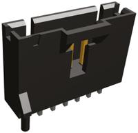 5-104809-6 TE Connectivity AMPMODU MTE Series Straight Through Hole PCB Header, 7 Contact(s), 2.54 mm Pitch, 1 Row, Shrouded