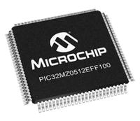 pic32mz0512eff100-ipt Microchip PIC32MZ0512EFF100-I/PT, 32 bit MIPS MicroAptiv, PIC32MZ Embedded Connectivity with Floating Point Unit (EF)