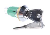 hrl-5-m-s-2-rs Lorlin Key Switch, DPDT, 1 A @ 24 V dc 2-Way Common-Key