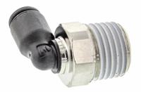 3109-04-13 Legris LF3000 Series Elbow Threaded Adaptor, R 1/4 Male to Push In 4 mm, Threaded-to-Tube Connection Style