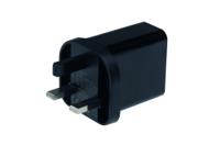 1001-0105-520 Ansmann 12W Power Brick AC/DC Adapter 5V dc Output, 2.4A Output