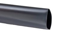 te100045950 3M Halogen Free Heat Shrink Tubing, Black 24mm Sleeve Dia. x 1m Length 3:1 Ratio, GTI-3000 Series