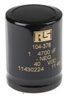 alp20a472cb040 KEMET 4700μF Aluminium Electrolytic Capacitor 40V dc, PCB Mount - ALP20A472CB040