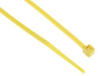 233-310 RS PRO Cable Tie, 203mm x 2.5 mm, Yellow Nylon, Pk-100