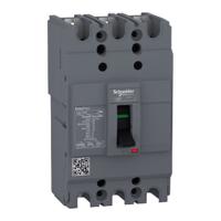 ezc100n3030 Schneider Electric, EasyPact MCCB 3P 30A, Breaking Capacity 5 kA, Fixed Mount