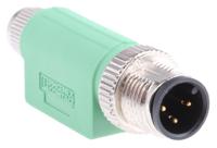 1519752 Phoenix Contact 3 Pole M12 Plug to 3 Pole M8 Socket Adapter