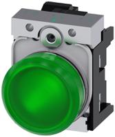 3su1152-6aa40-3aa0 Siemens, SIRIUS ACT 3SU11, Panel Mount Green LED Indicator, 22mm Cutout, Round, 24V ac/dc