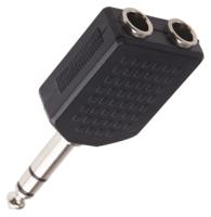 392-586 RS PRO AV Adapter, Female 1/4 in Stereo to Male 1/4 in Stereo