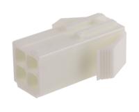 elr-04nv JST, EL Female Connector Housing, 4 Way, 2 Row