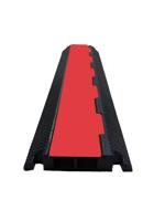 218-4305 RS PRO 1m Black, Red Cable Cover in Rubber