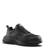 v2500 V12 Footwear Comet Men's Black Fibreglass  Toe Capped Safety Trainers, UK 10, EU 44