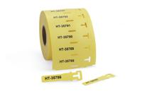 556-80585-tagpu12x74-loop-pur-ye HellermannTyton TAGPU Tag Cable Marker, Yellow, for Cable Bundle, 556-80585 TAGPU12X74-LOOP-PUR-YE