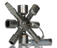 00-11-01 Knipex Diecast Zinc 17-way Control Cabinet Key