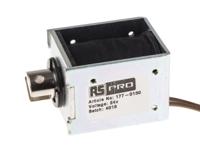 177-0130 RS PRO Linear Solenoid, 24 V dc, 50 x 37 x 41 mm
