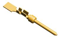 66682-2 TE Connectivity, AMPLIMITE HDP-20 Series, size 20 Male Crimp D-sub Connector Contact, Gold over Nickel Signal, 28
