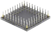 wa13072dqaetrc Winslow Straight Through Hole Mount 0.5 mm, 2.54 mm Pitch IC Socket Adapter, 64 Pin Female QFN to 64 Pin Male PGA