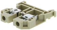 0380560000 Weidmuller  SAK 6/35 PA Series Beige, Yellow, 6mm², Single-Level, Feed Through Termination