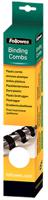 5330403 Fellowes White A4 Binding Comb, 8mm Diameter