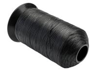 lc136-bk088 Alpha Wire Lacing Cord Black, White Nylon x 457m