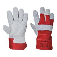 a220rerxl Portwest A220 Green Polyester General Handling Gloves, Size XL, Rubber Coating