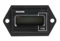 701txr002n-512d612a Curtis Hour Meter, 6 Digit LCD, 5 → 12 V dc, 6 → 12 V ac