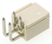 87427-0402 Molex Mini-Fit Jr Series Right Angle Through Hole PCB Header, 4 Contact(s), 4.2 mm Pitch, 2 Row, Shrouded