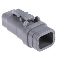 dtm06-4s-e007 Deutsch, DTM Automotive Connector Plug Grey 4 Way, Crimp Termination DTM06-4S-E007
