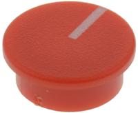 465-9432 RS PRO 19mm Red Potentiometer Knob Cap for 6.4mm Shaft