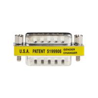 218-217 RS PRO D Sub Adapter Male 15 Way D-Sub to Male 15 Way D-Sub